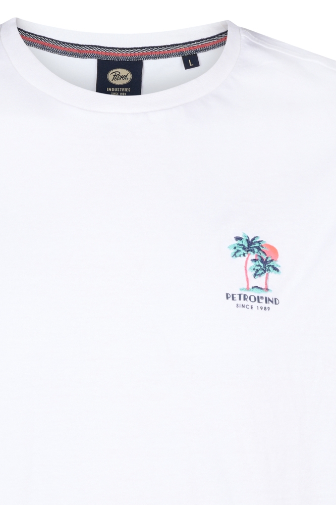 T SHIRT MET KORTE MOUWEN M 1050 TSR644 0000 BRIGHT WHITE
